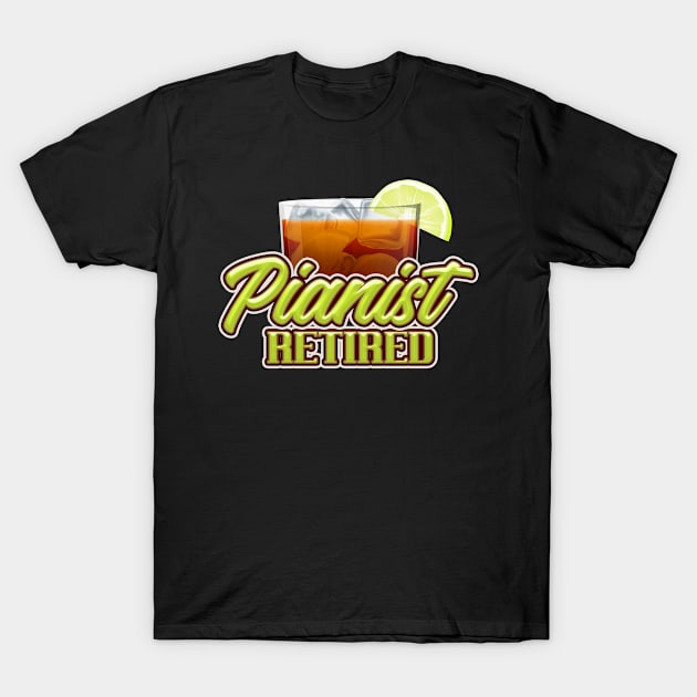 Retirement gifts for pianist. Perfect present for mother dad friend him or her T-Shirt by SerenityByAlex